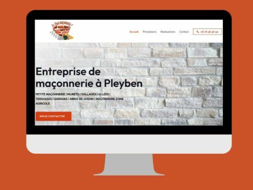 Réalisation d’un site vitrine pour Ar Yeun maçonnerie à Pleyben